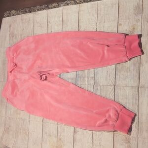 Paris Hilton Women's Pink Velour Johgers Size M